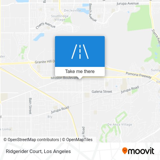 Ridgerider Court map