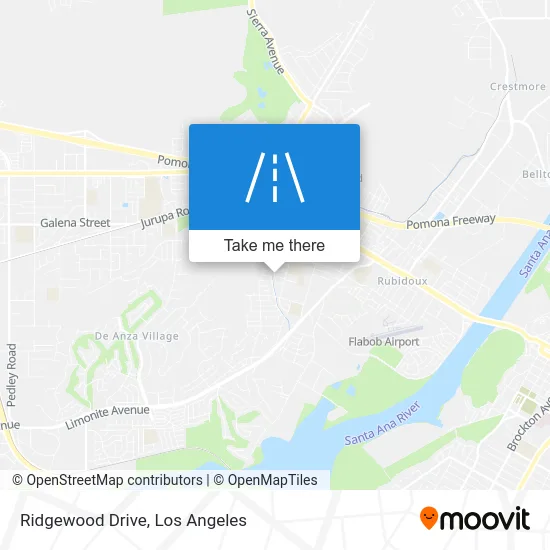 Ridgewood Drive map