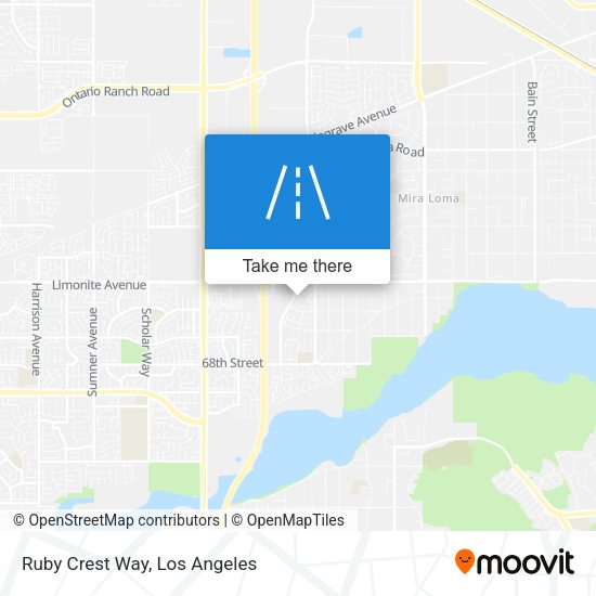 Mapa de Ruby Crest Way