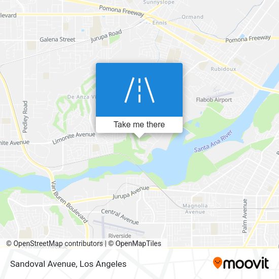 Mapa de Sandoval Avenue