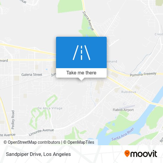 Sandpiper Drive map