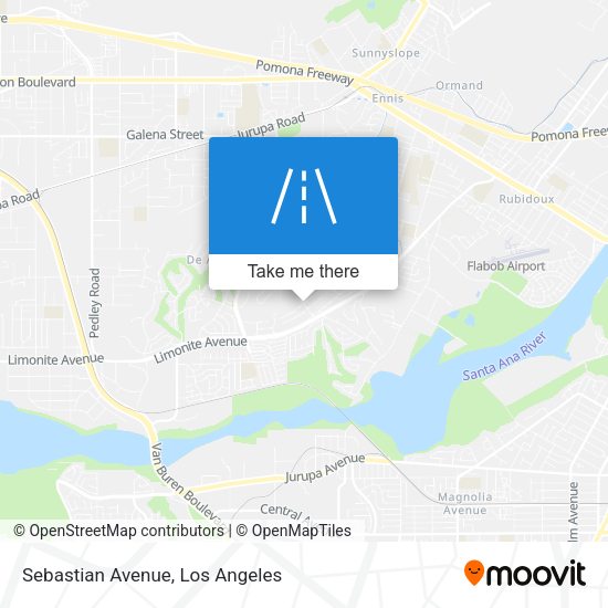 Sebastian Avenue map