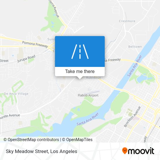 Sky Meadow Street map