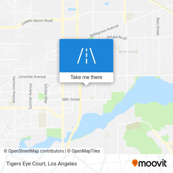 Tigers Eye Court map