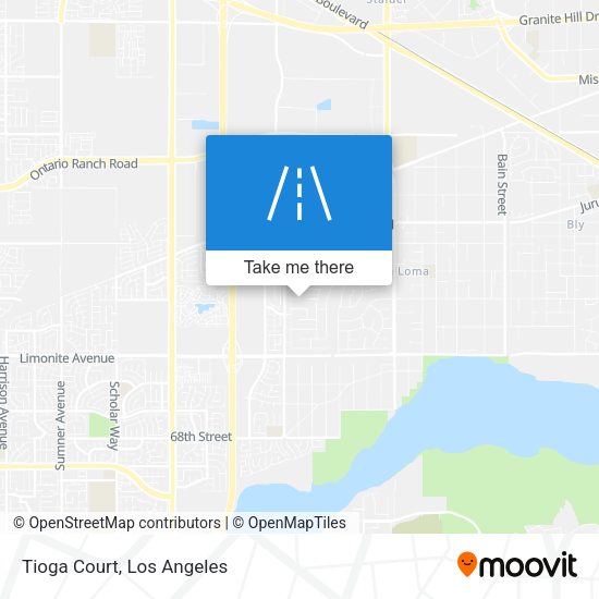 Mapa de Tioga Court