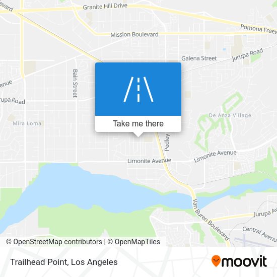 Mapa de Trailhead Point