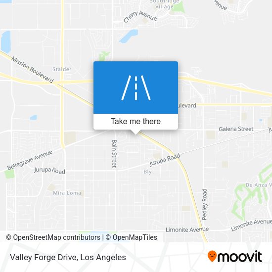 Valley Forge Drive map