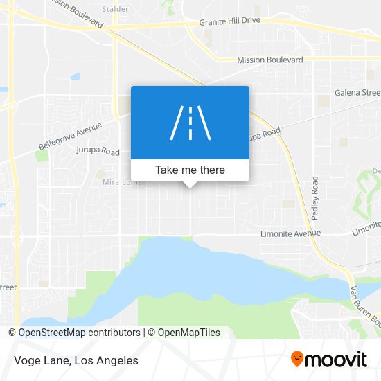 Mapa de Voge Lane
