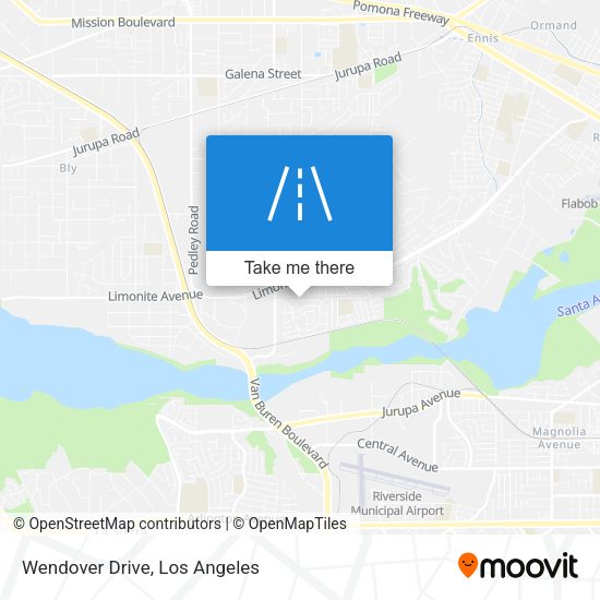 Mapa de Wendover Drive