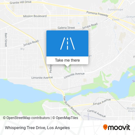 Mapa de Whispering Tree Drive