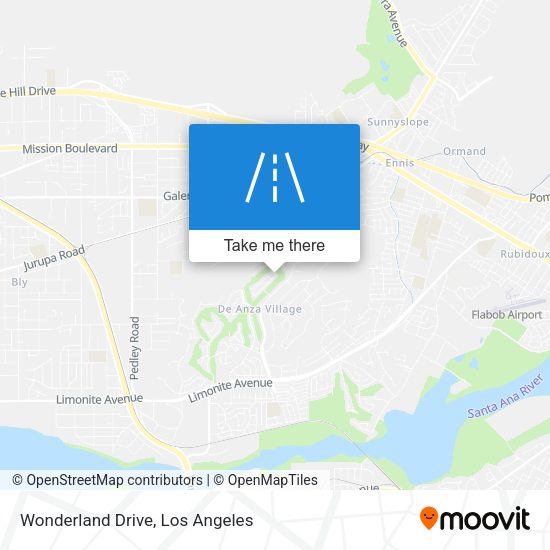 Wonderland Drive map