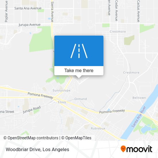 Mapa de Woodbriar Drive