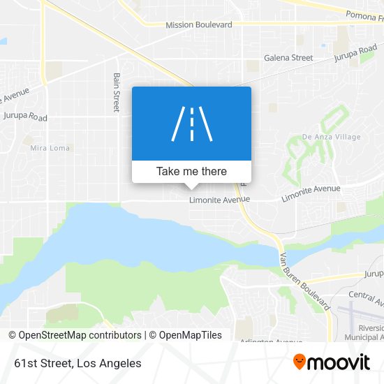 Mapa de 61st Street