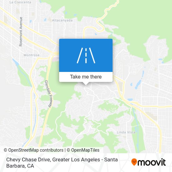 Mapa de Chevy Chase Drive