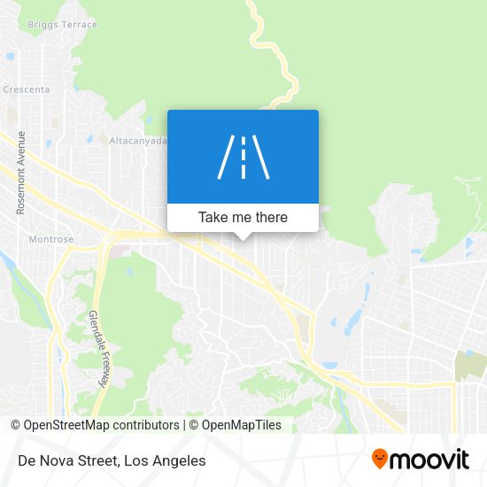 Mapa de De Nova Street