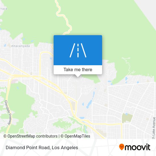 Diamond Point Road map