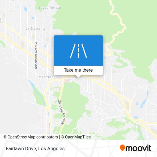 Mapa de Fairlawn Drive