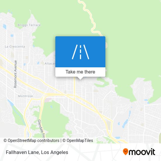 Mapa de Fallhaven Lane