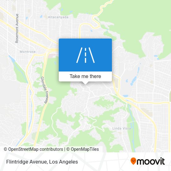Flintridge Avenue map