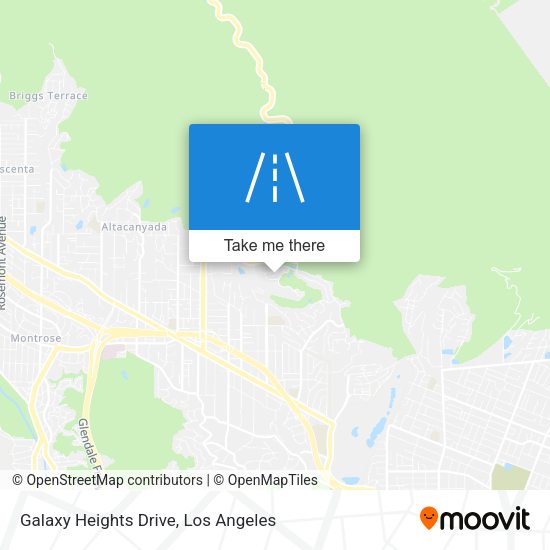 Galaxy Heights Drive map