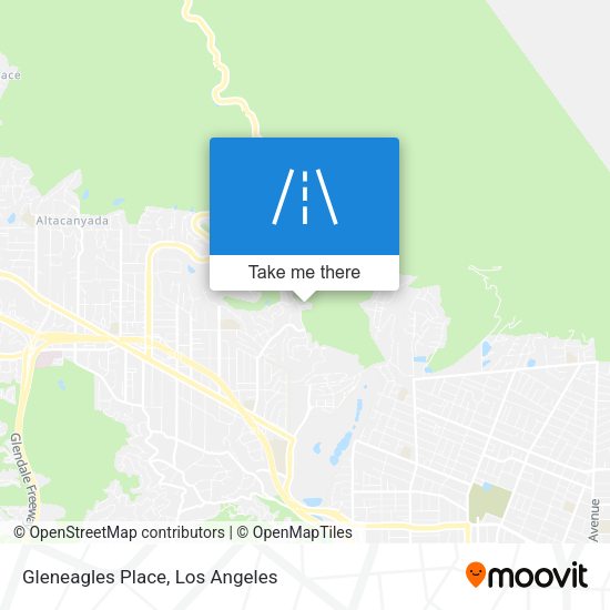 Gleneagles Place map
