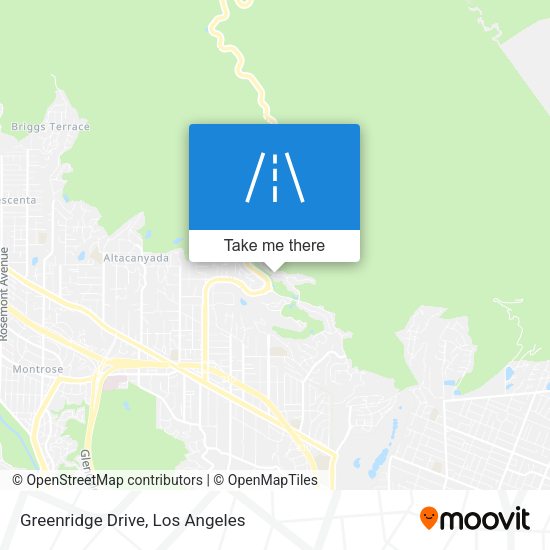 Mapa de Greenridge Drive