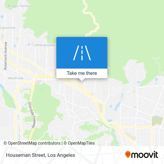 Houseman Street map