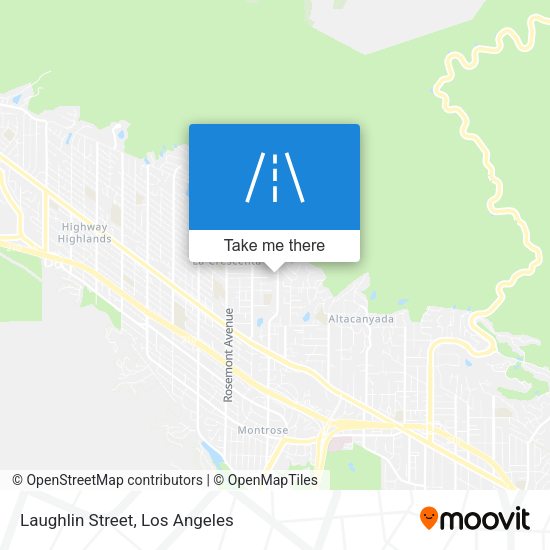 Mapa de Laughlin Street