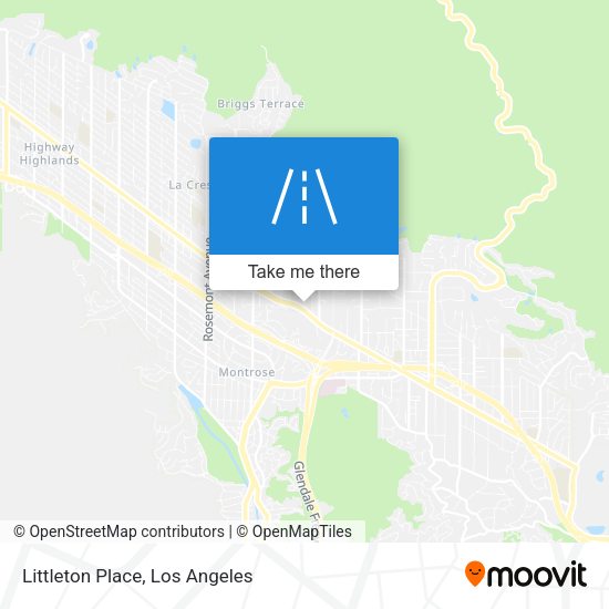 Littleton Place map
