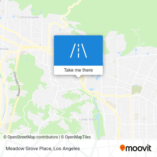 Meadow Grove Place map