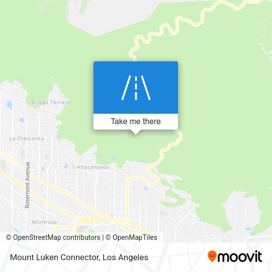 Mapa de Mount Luken Connector
