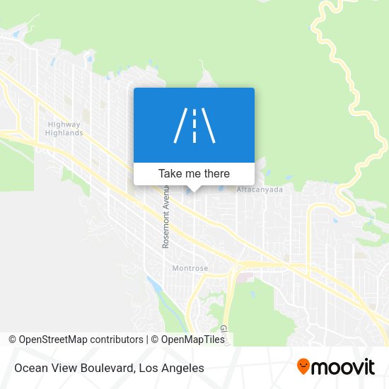 Ocean View Boulevard map
