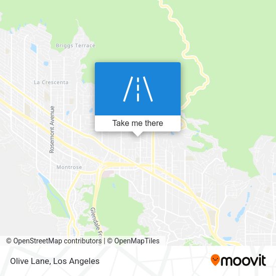 Mapa de Olive Lane