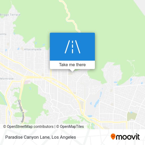 Mapa de Paradise Canyon Lane