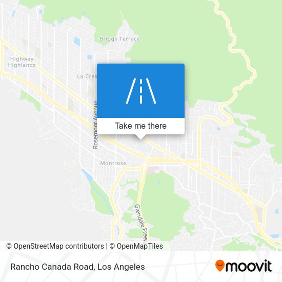 Mapa de Rancho Canada Road