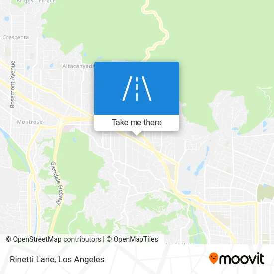 Rinetti Lane map