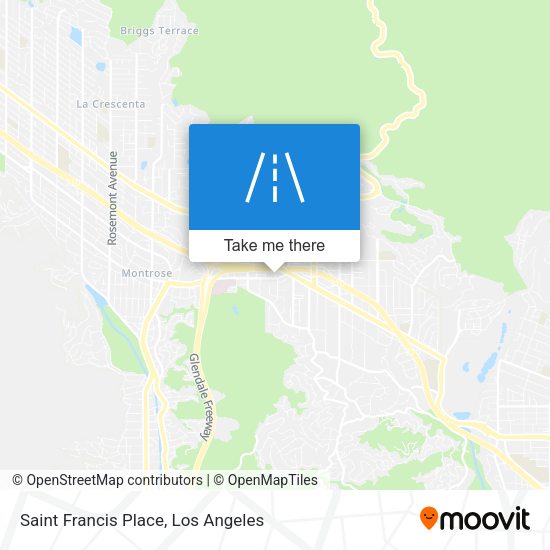 Saint Francis Place map