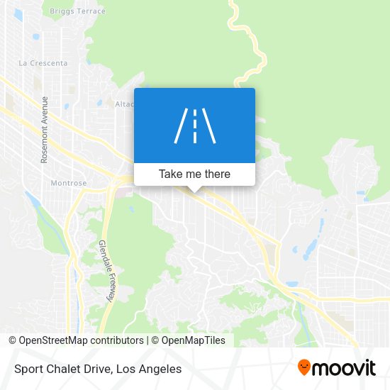 Sport Chalet Drive map