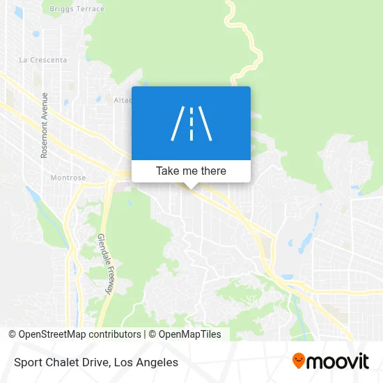 Sport Chalet Drive map
