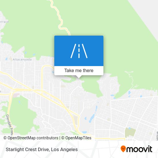 Starlight Crest Drive map