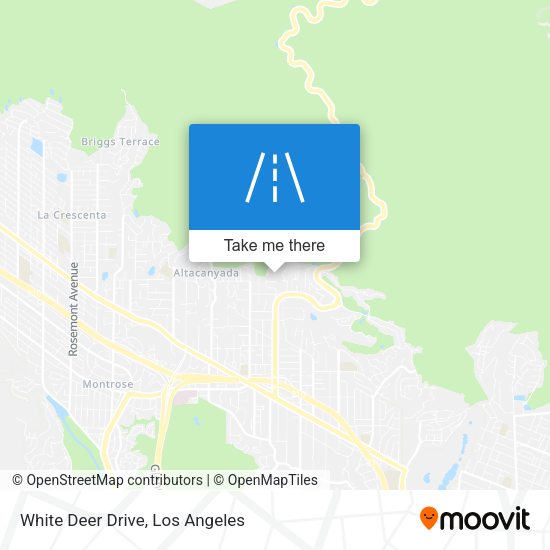 Mapa de White Deer Drive