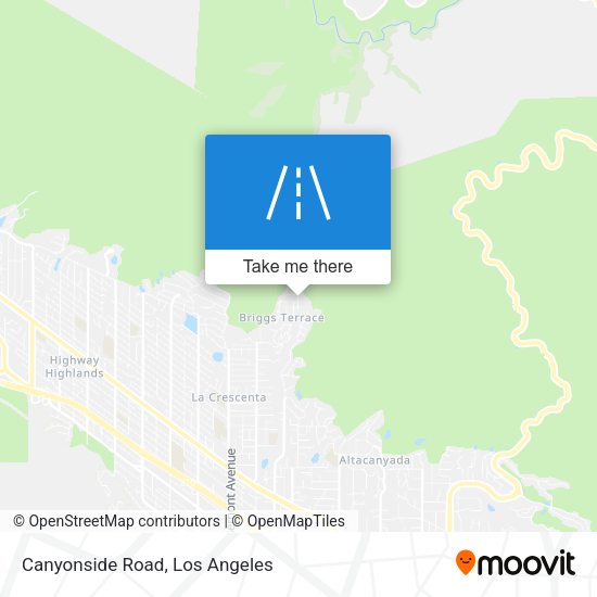 Mapa de Canyonside Road