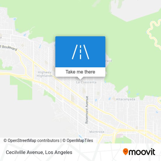 Cecilville Avenue map