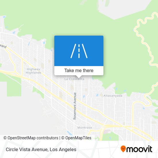 Mapa de Circle Vista Avenue