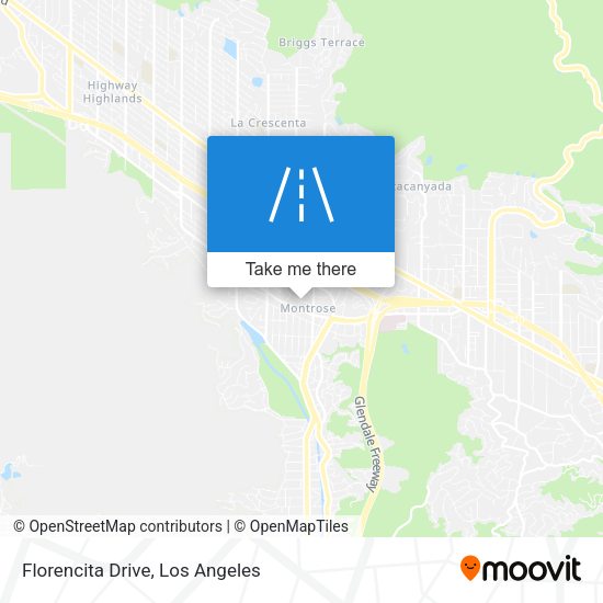 Florencita Drive map