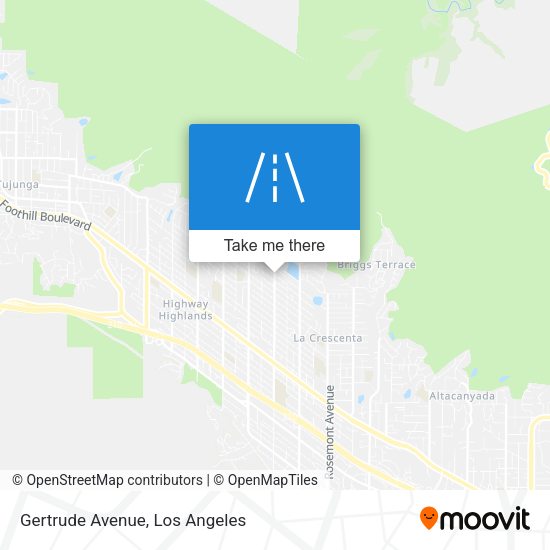Mapa de Gertrude Avenue
