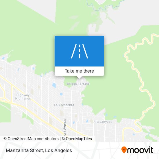 Mapa de Manzanita Street
