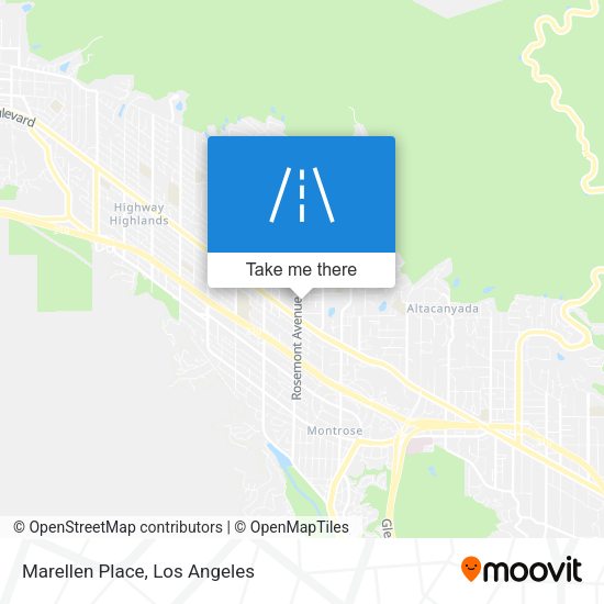 Mapa de Marellen Place
