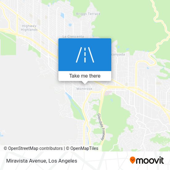 Mapa de Miravista Avenue
