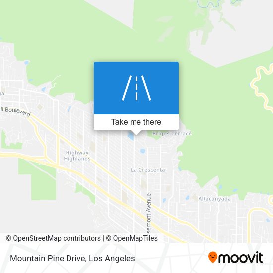 Mapa de Mountain Pine Drive